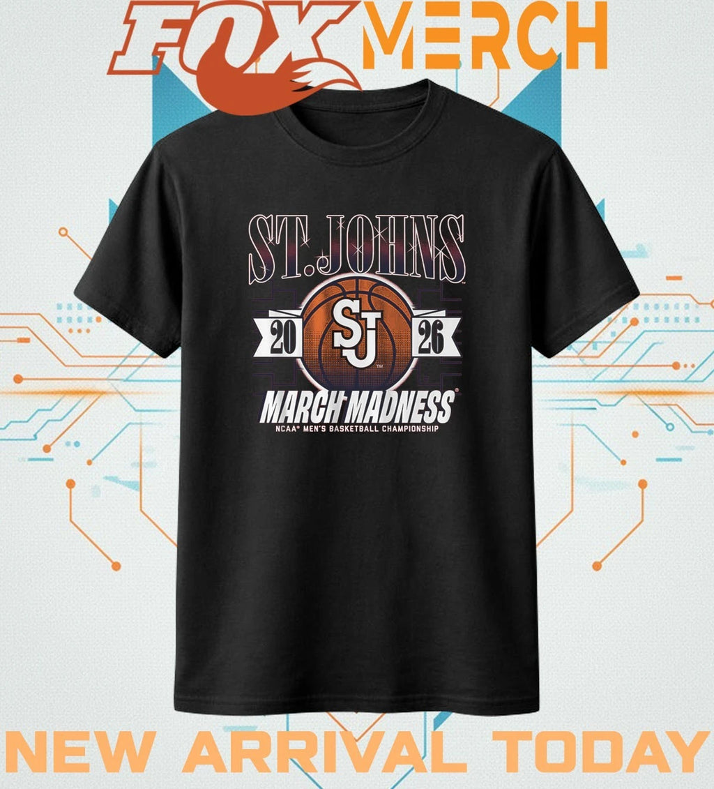 St. John’s Red Storm Men’s Basketball 2026 March Madness t-shirt
