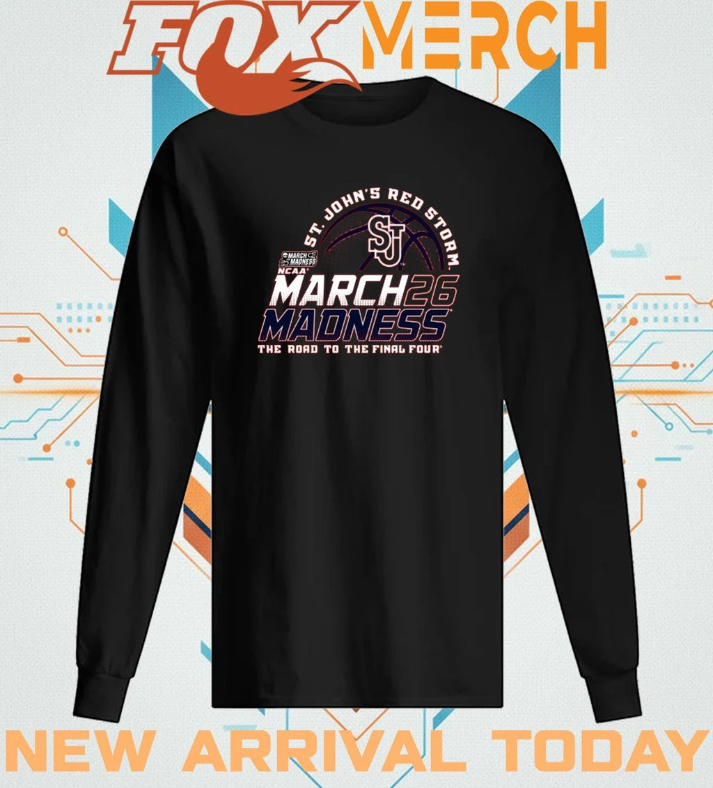 St. John’s University Men’s Basketball 2026 March Madness Bound shirt