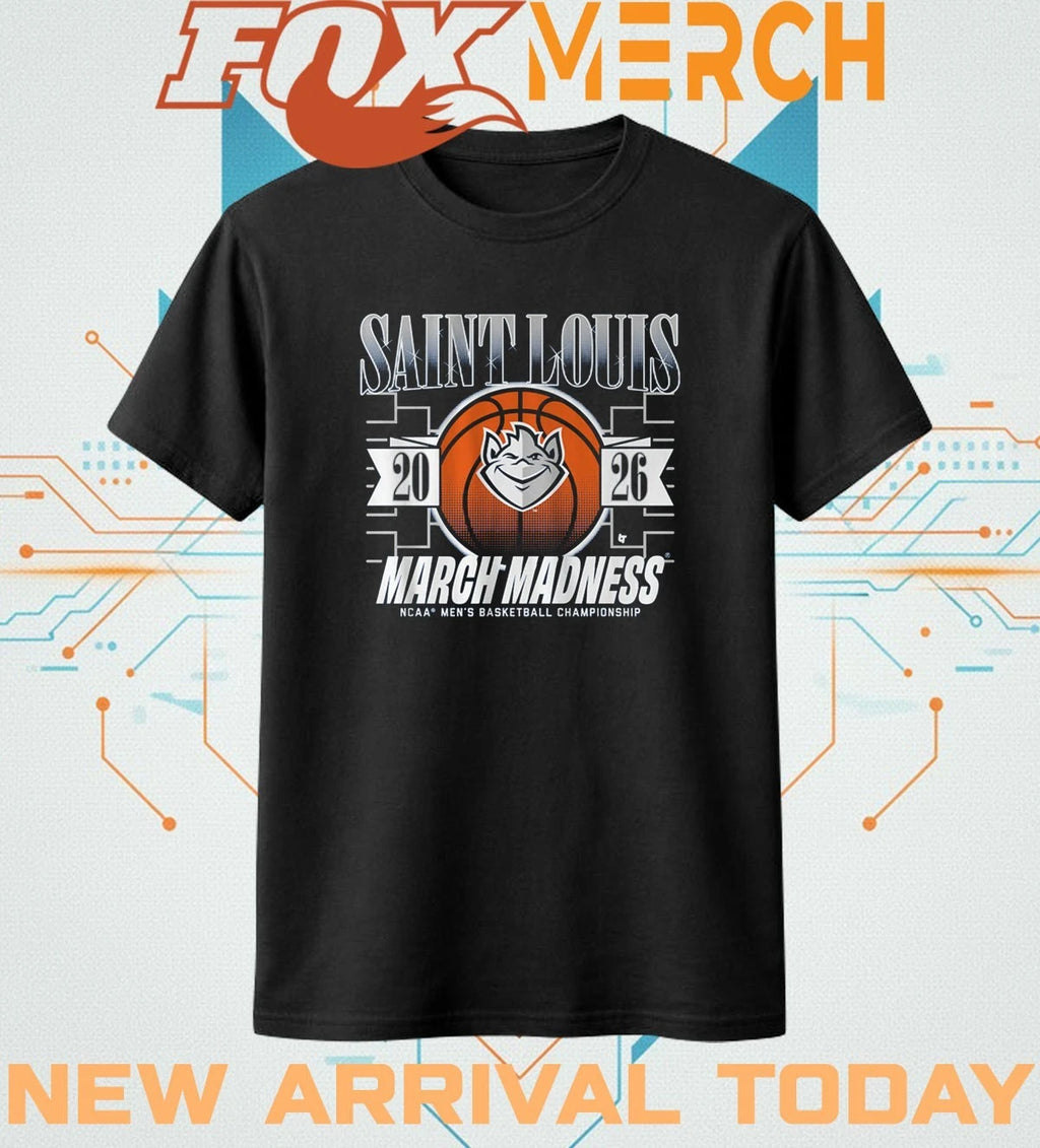 St. Louis Billikens Women’s Basketball 2026 March Madness t-shirt