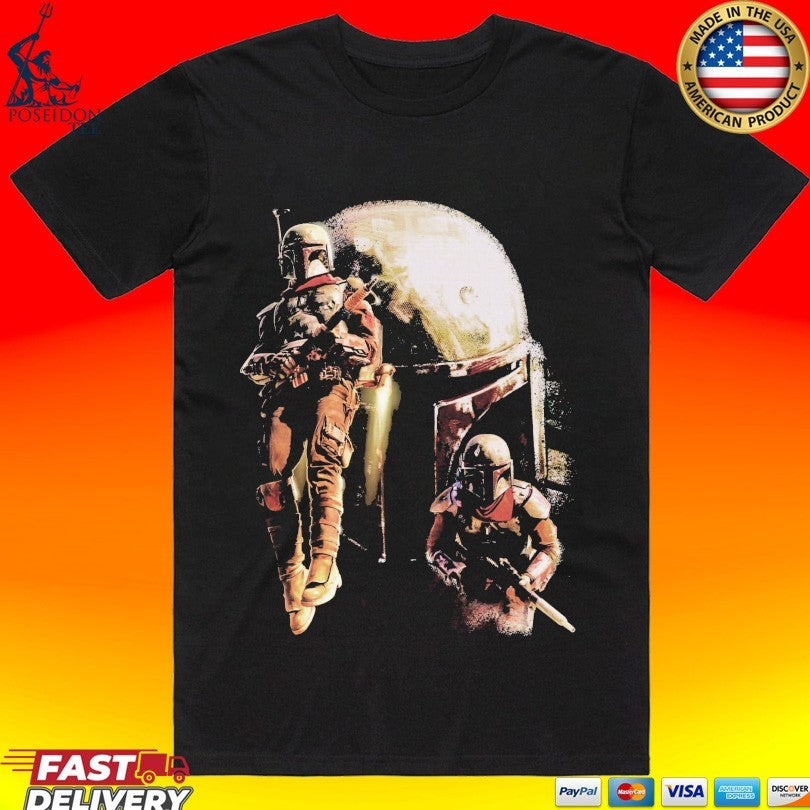 Star Wars Cobb Vanth Collage Forge T-shirt