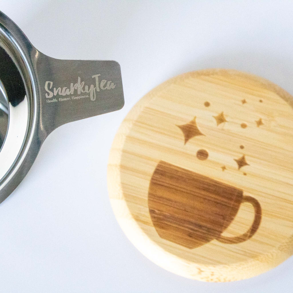 Steel & Bamboo Single Cup Steeper