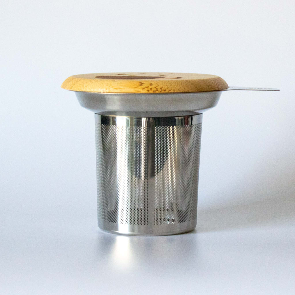 Steel & Bamboo Single Cup Steeper