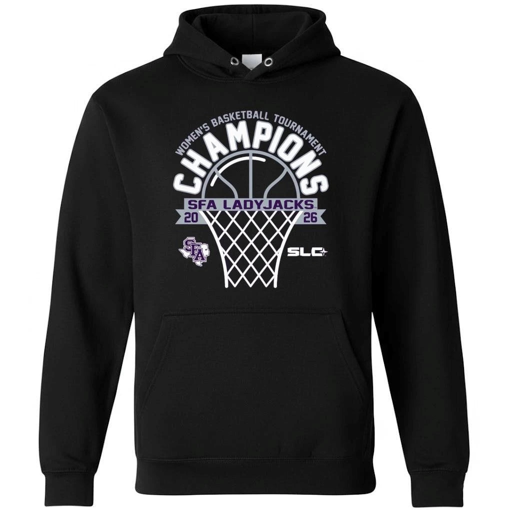 Stephen F. Austin Ladyjacks 2026 Champions Southland Conference Tournament Womens Basketball Purple Shirt