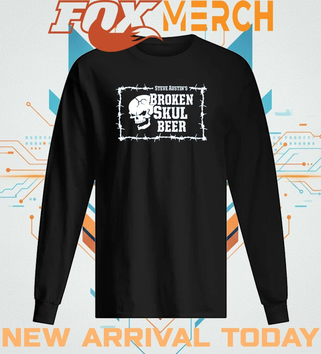 Steve austin’s broken skull beer t-shirt
