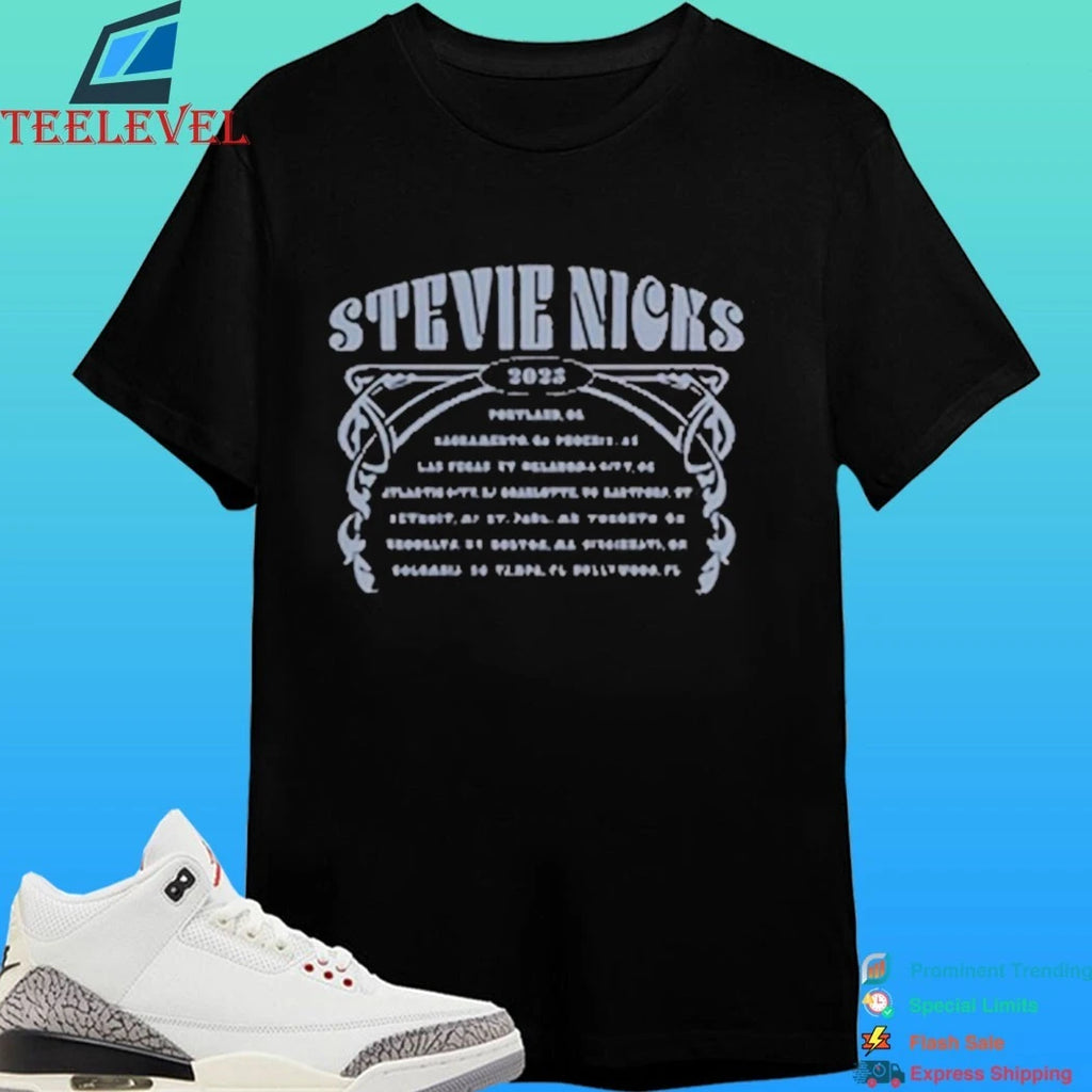Stevie Nicks Tour 2025 Dove Dateback Shirt