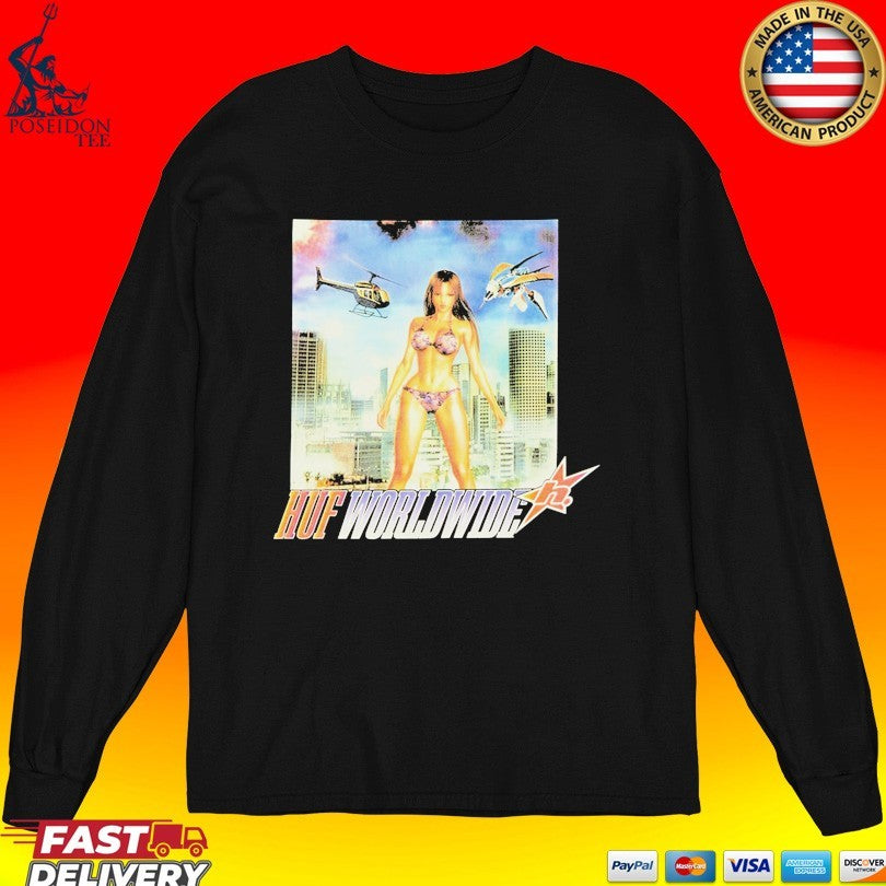Stitch Luxembourg Huf Worldwide In The Skies T-shirt