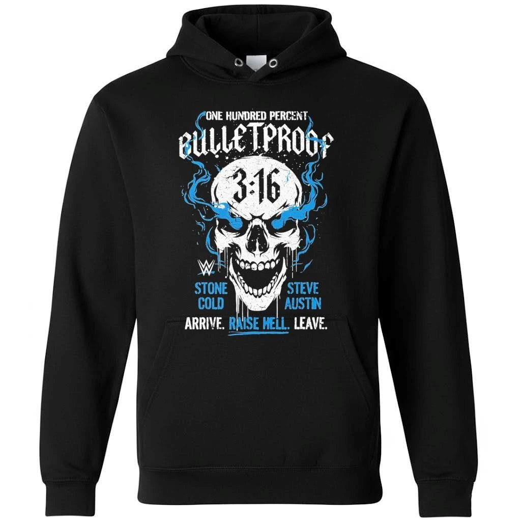 Stone Cold Steve Austin 316 One Hundred Percent Bulletproof Skull Shirt