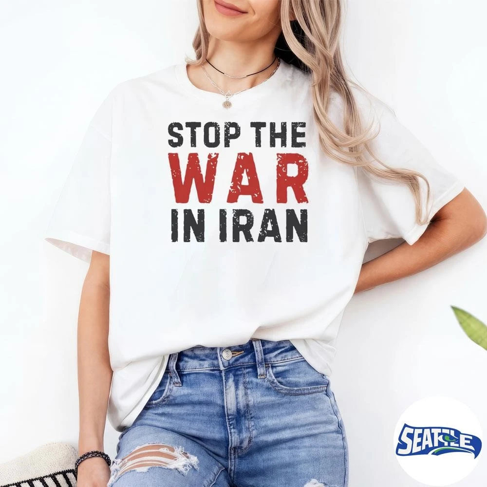 Stop the War in Iran Iranian Revolution 2026 – Free Iran Shirt