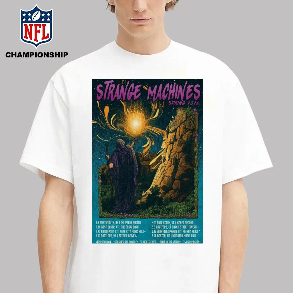 Strange Machines Spring Tour 2026 Poster Shirt