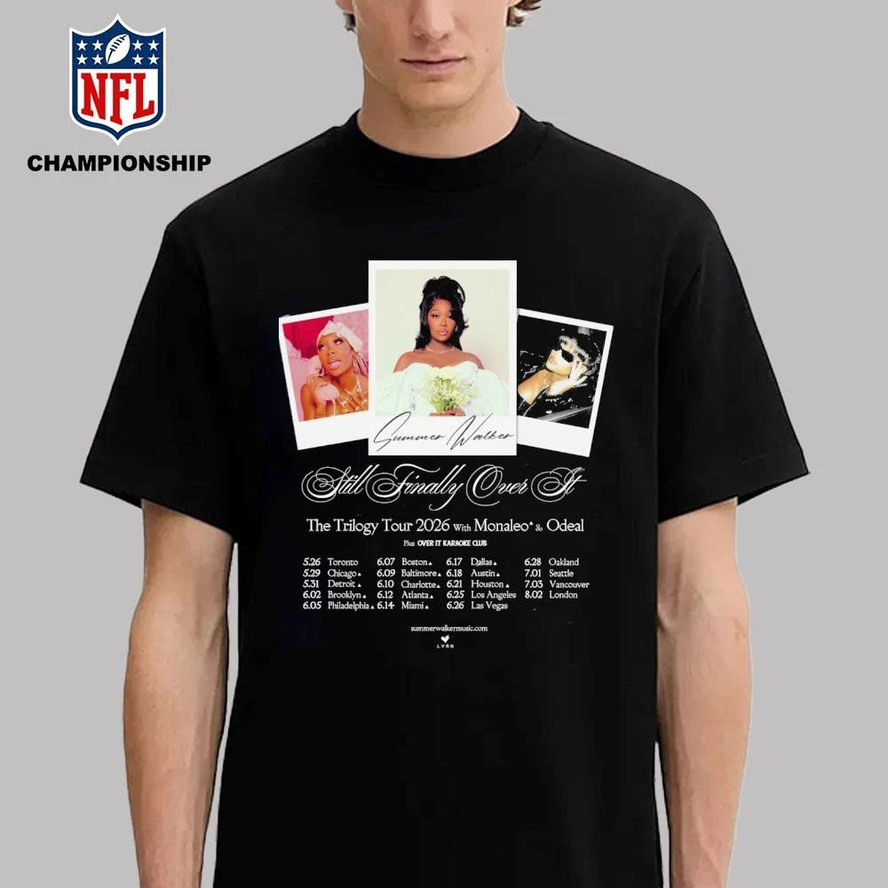 Summer Walker The Trilogy Tour 2026 Poster Shirt
