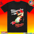 Super Mario And Milwaukee Logo T-shirt