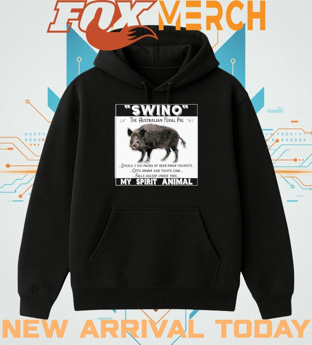 Swino the Australian feral pig my spirit animal t-shirt