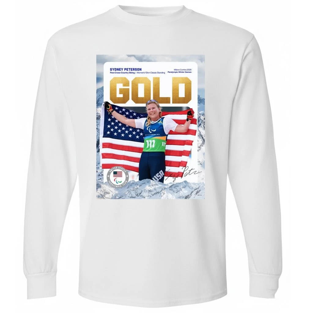 Sydney Peterson Captures Gold In The Womens 10km Classic Standing At The Winter Paralympics 2026 Shirt