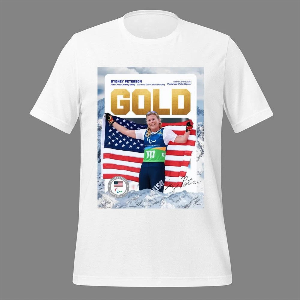 Sydney Peterson Captures Gold In The Womens 10km Classic Standing At The Winter Paralympics 2026 Shirt