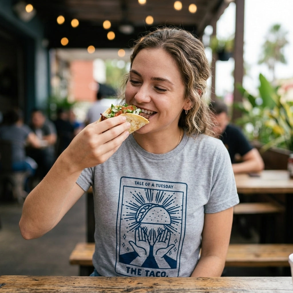 Taco Tarot Card Women's T Shirt