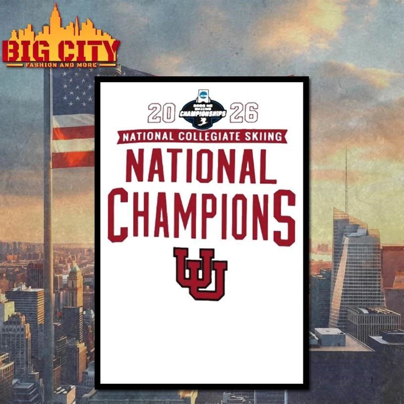 tah Utes 2026 Ncaa National Collegiate Skiing National Champions Shirt