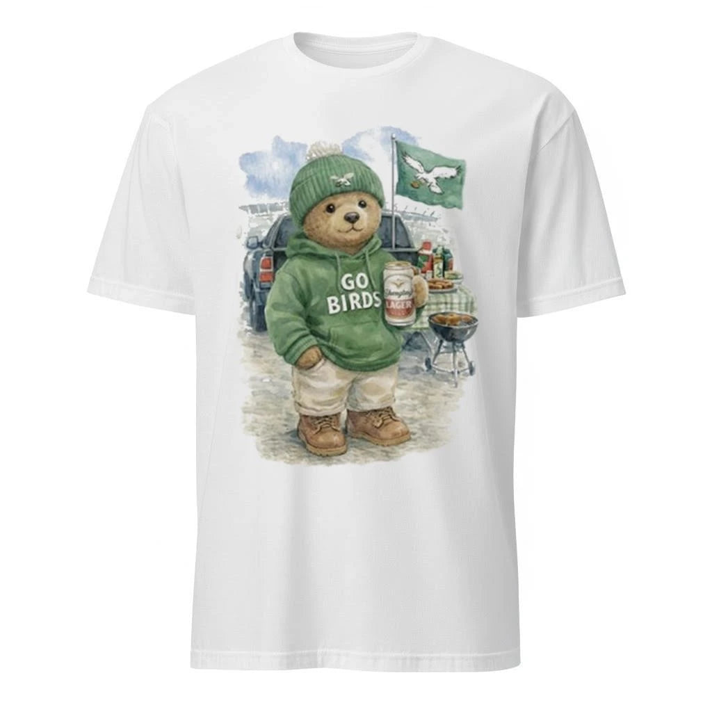 Tailgating Bear Go Birds Eagle Shirt