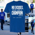 Tampa Bay Lightning Jon Cooper 1000 Games no excuses play like a Champion Shirt