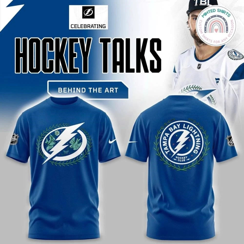 Tampa Bay Lightning Symbol of Mental Health Awareness 2 Sides Shirt