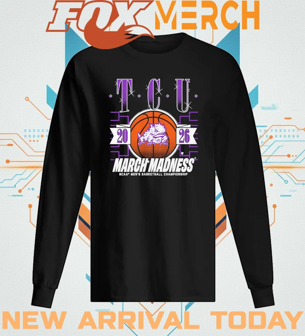 TCU Horned Frogs Men’s Basketball 2026 March Madness t-shirt