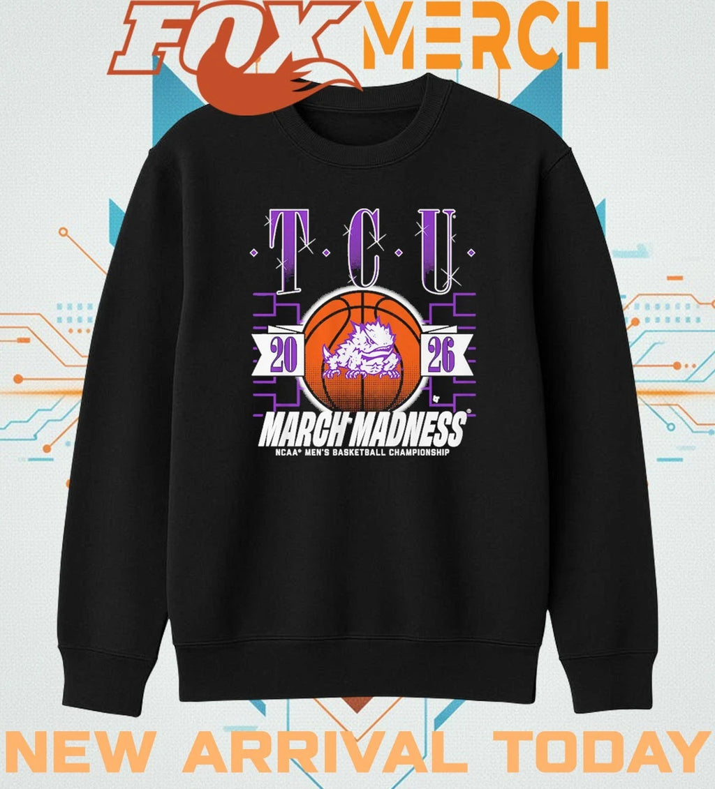 TCU Horned Frogs Men’s Basketball 2026 March Madness t-shirt