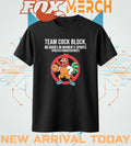 Team cock block no dudes in women’s sports protect women’s sports t-shirt