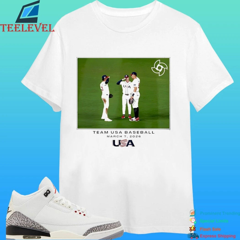 Team Usa Baseball March 7 2026 Shirt