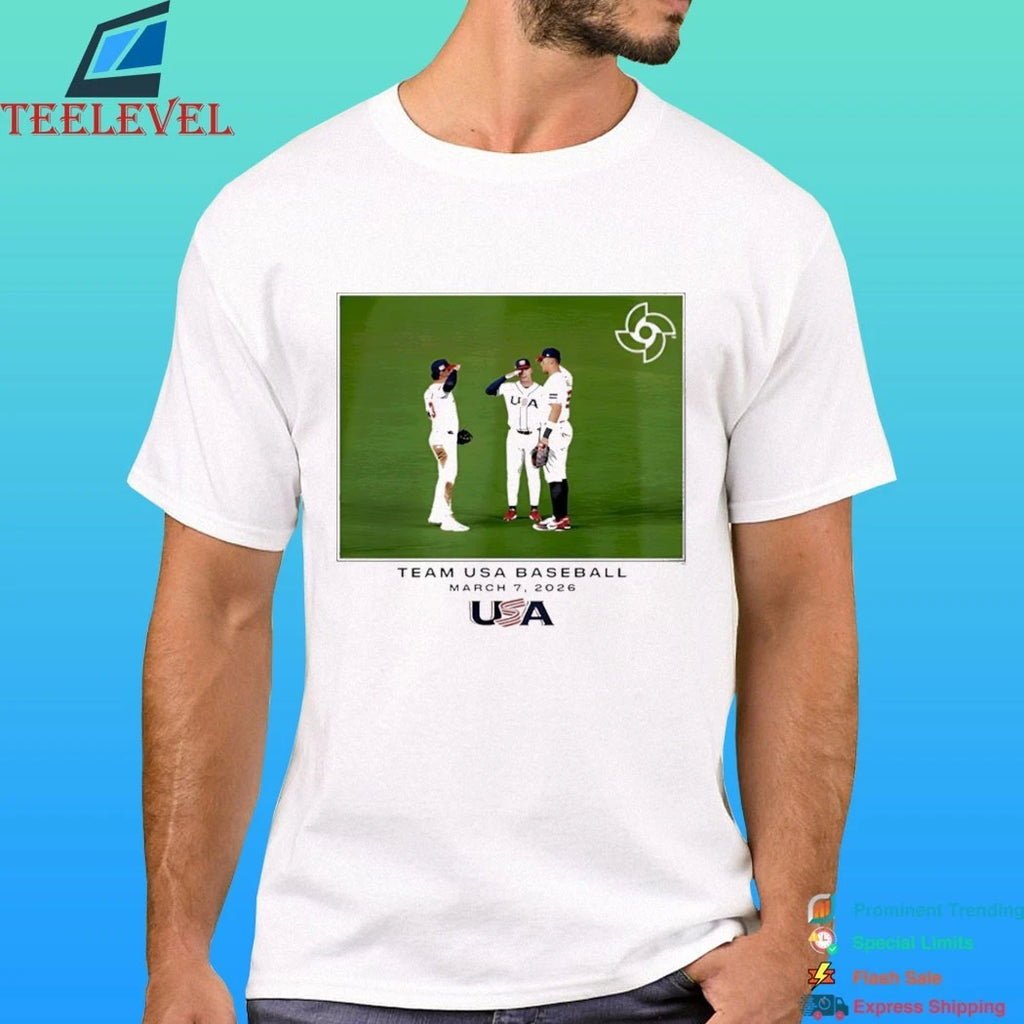 Team Usa Baseball March 7 2026 Shirt