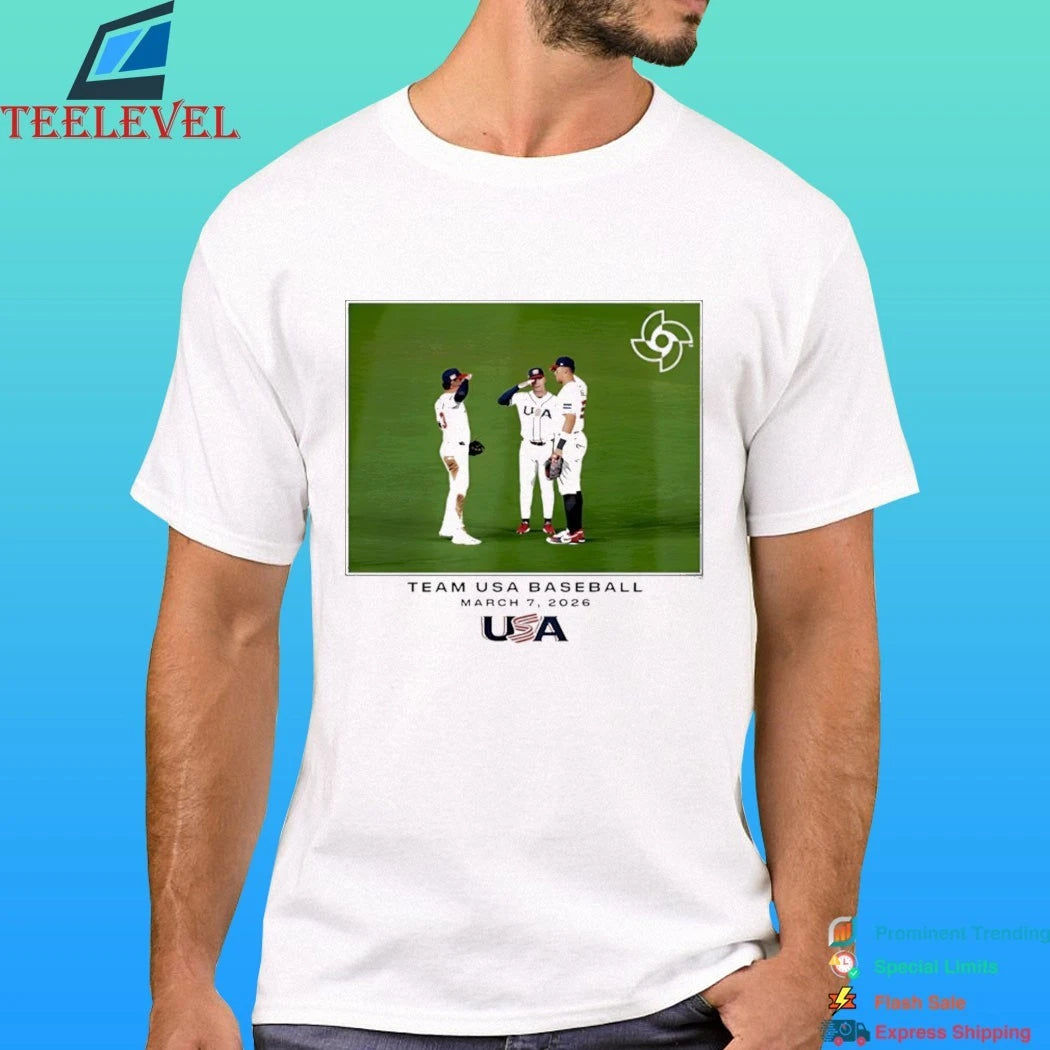 Team Usa Baseball March 7 2026 Shirt