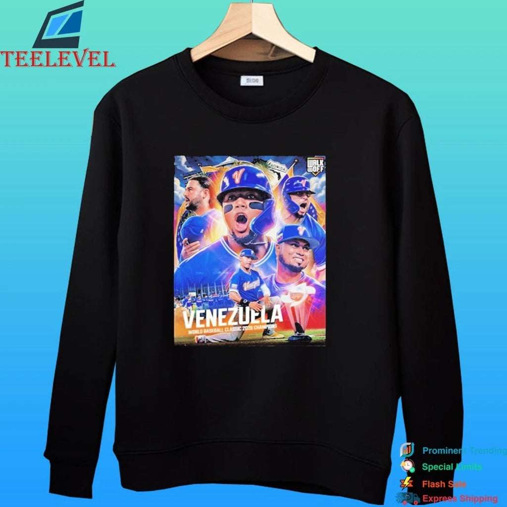 Team Venezuela Defeat Team Usa To Become World Baseball Classic 2026 Champions First Time Ever Shirt