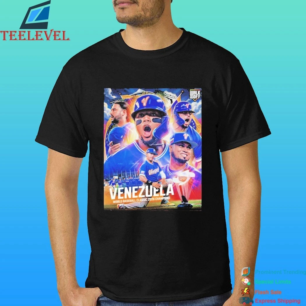 Team Venezuela Defeat Team Usa To Become World Baseball Classic 2026 Champions First Time Ever Shirt