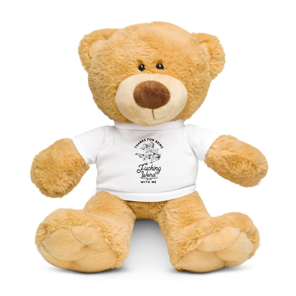 Thanks for Being Fucking Weird with Me Vintage Fish Riders Teddy Bear