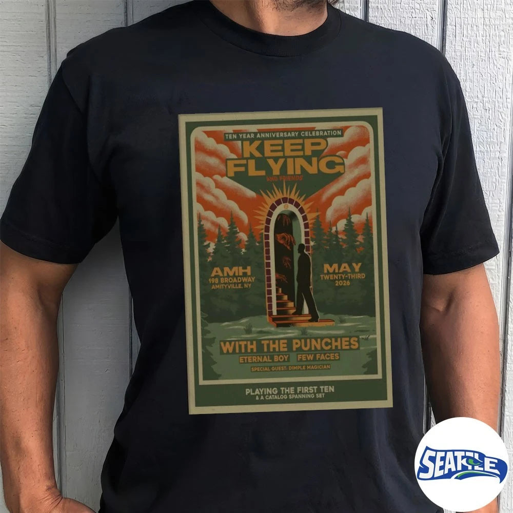 Ten Year Anniversary Celebration Keep Flying Tour Amityville NY On May 23 2026 Poster shirt
