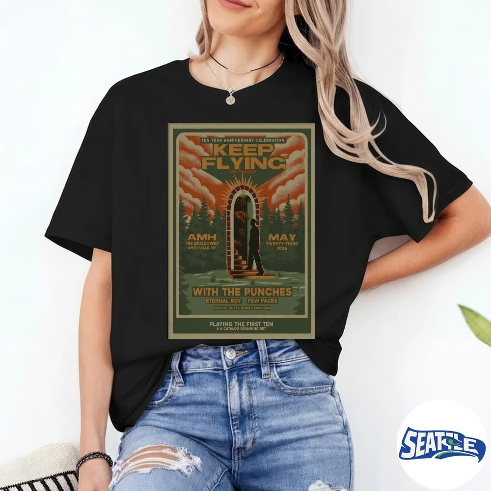 Ten Year Anniversary Celebration Keep Flying Tour Amityville NY On May 23 2026 Poster shirt