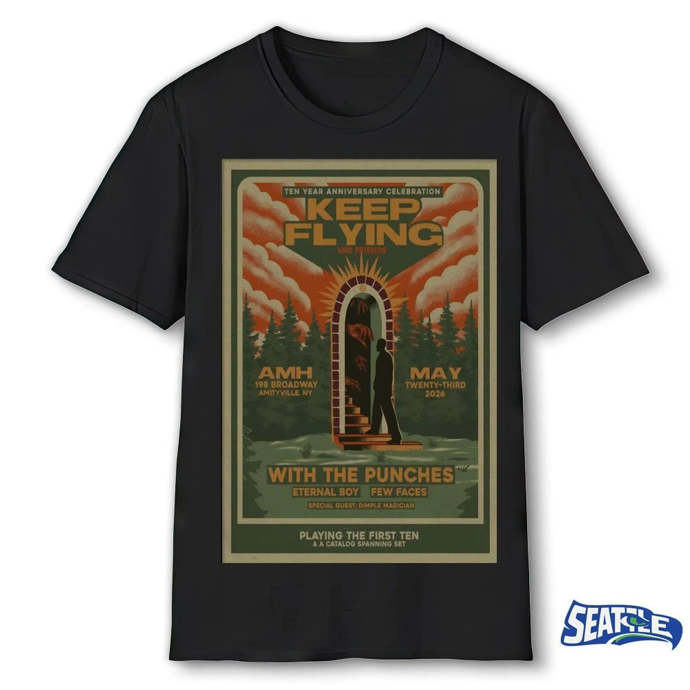 Ten Year Anniversary Celebration Keep Flying Tour Amityville NY On May 23 2026 Poster shirt