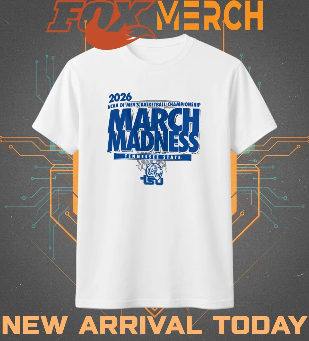 Tennessee State Tigers 2026 NCAA DI Men’s Basketball Championship March Madness shirt