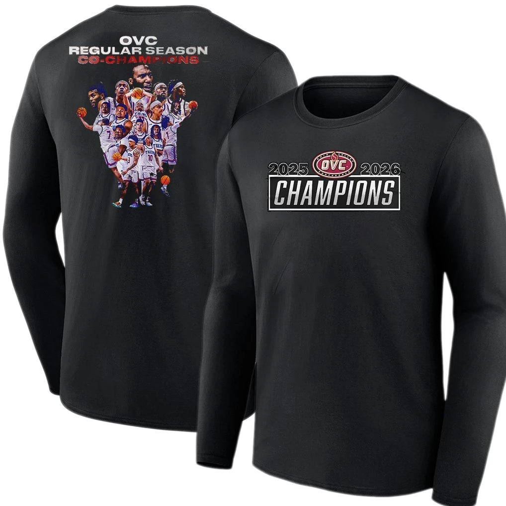 Tennessee State Tigers Men’s Basketball Ohio Valley Conference 2025-2026 Champions T-Shirt