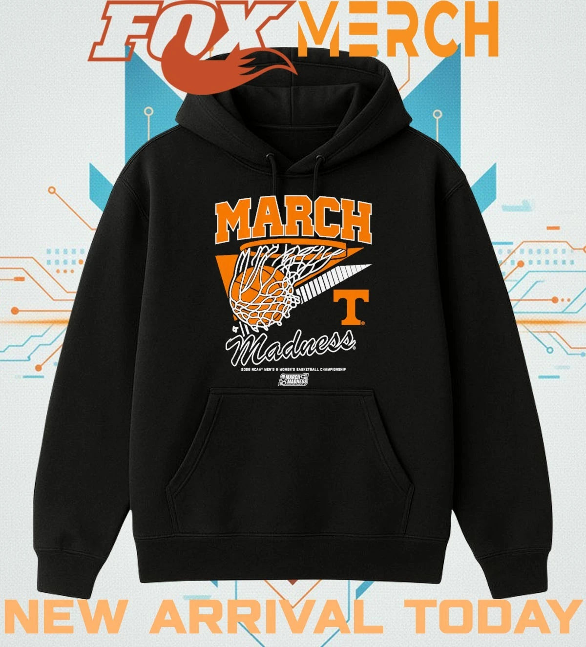 Tennessee Volunteers MBB &amp; WBB 2026 March Madness Retro Swish t-shirt