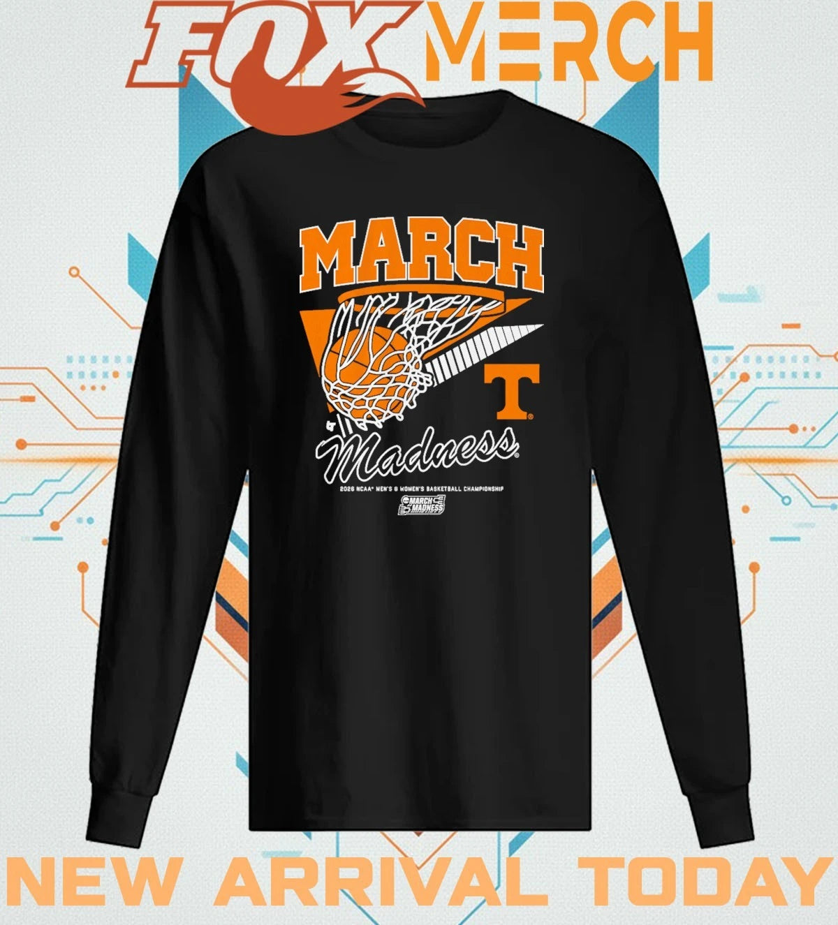 Tennessee Volunteers MBB &amp; WBB 2026 March Madness Retro Swish t-shirt