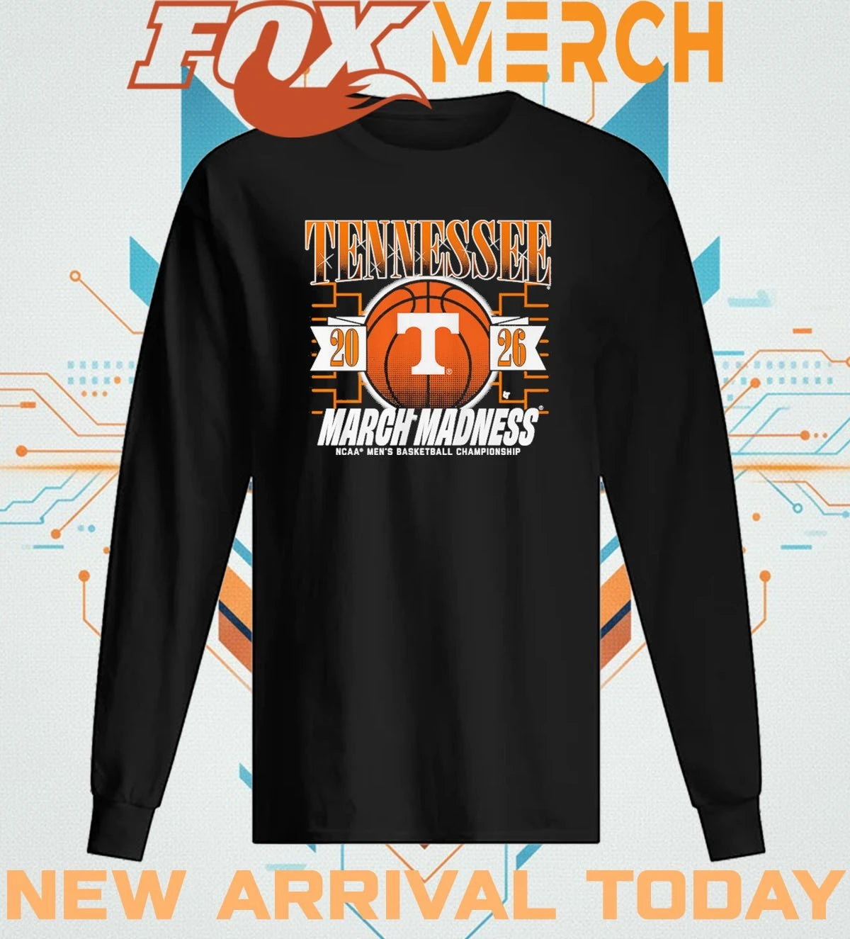 Tennessee Volunteers Men’s Basketball 2026 March Madness t-shirt