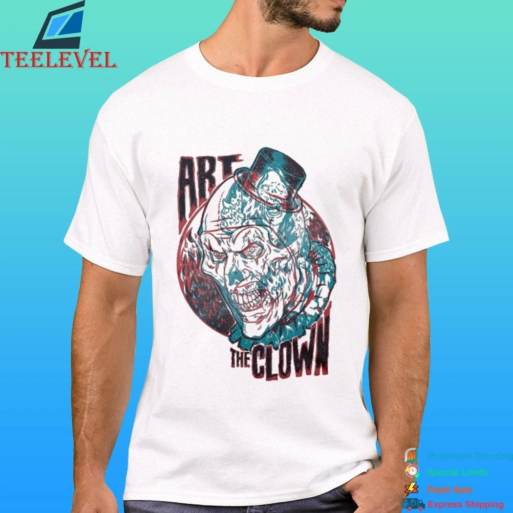Terrifier 3 Art The Clown In 3D Shirt