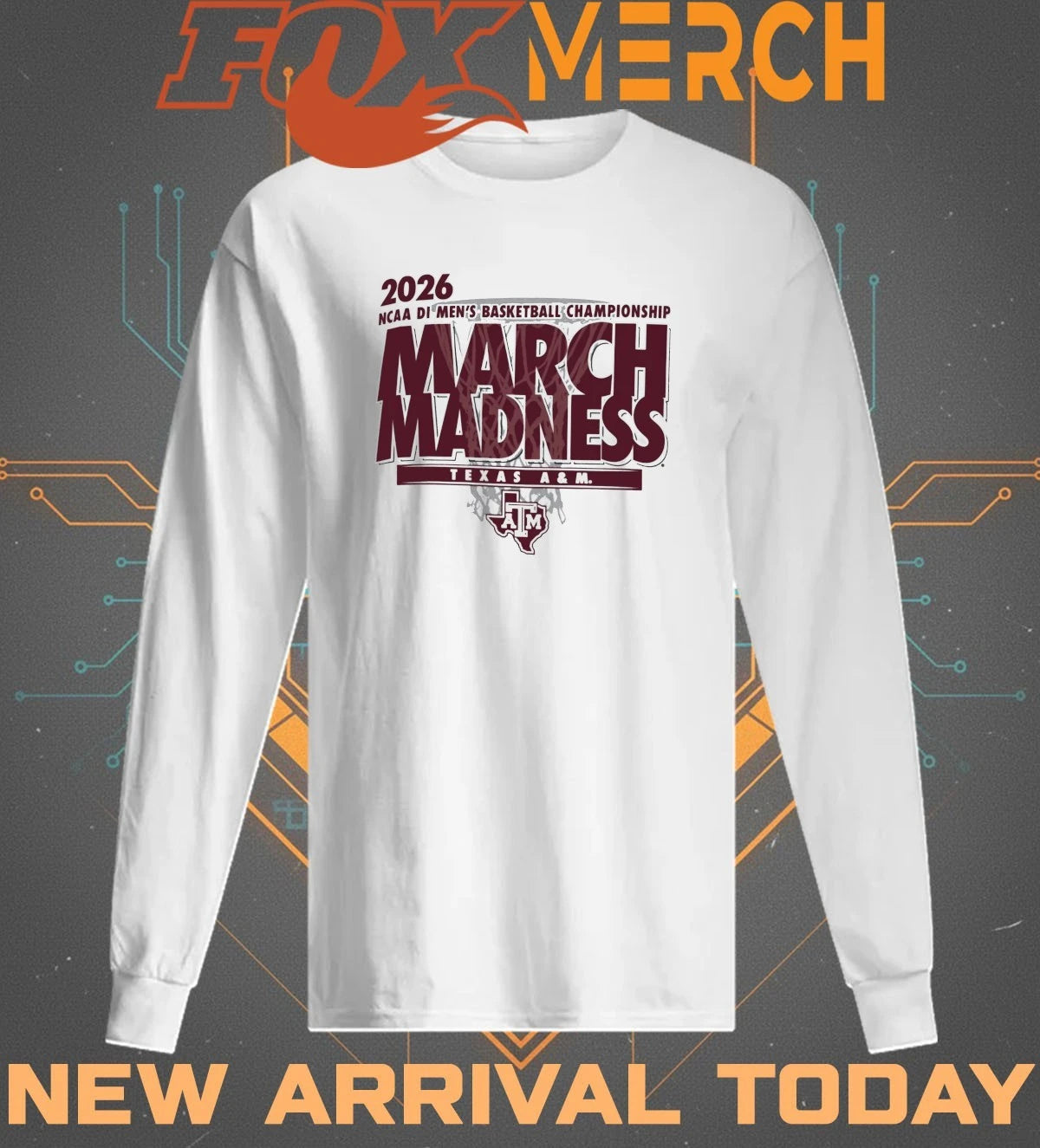 Texas A&amp;M Aggies 2026 NCAA DI Men’s Basketball Championship March Madness shirt