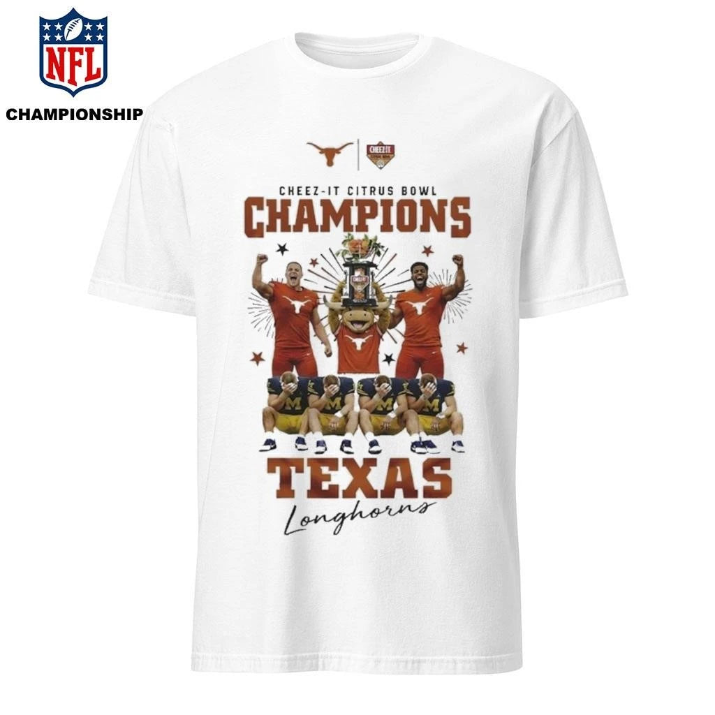 Texas Longhorns 2026 Cheez-It Citrus Bowl Champions Goodbye Wolverines Shirt
