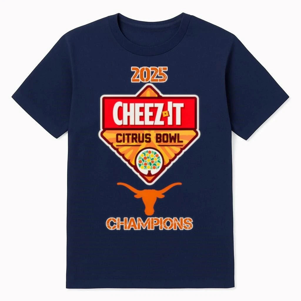 Texas Longhorns logo 2025 Citrus Bowl Champions Shirt