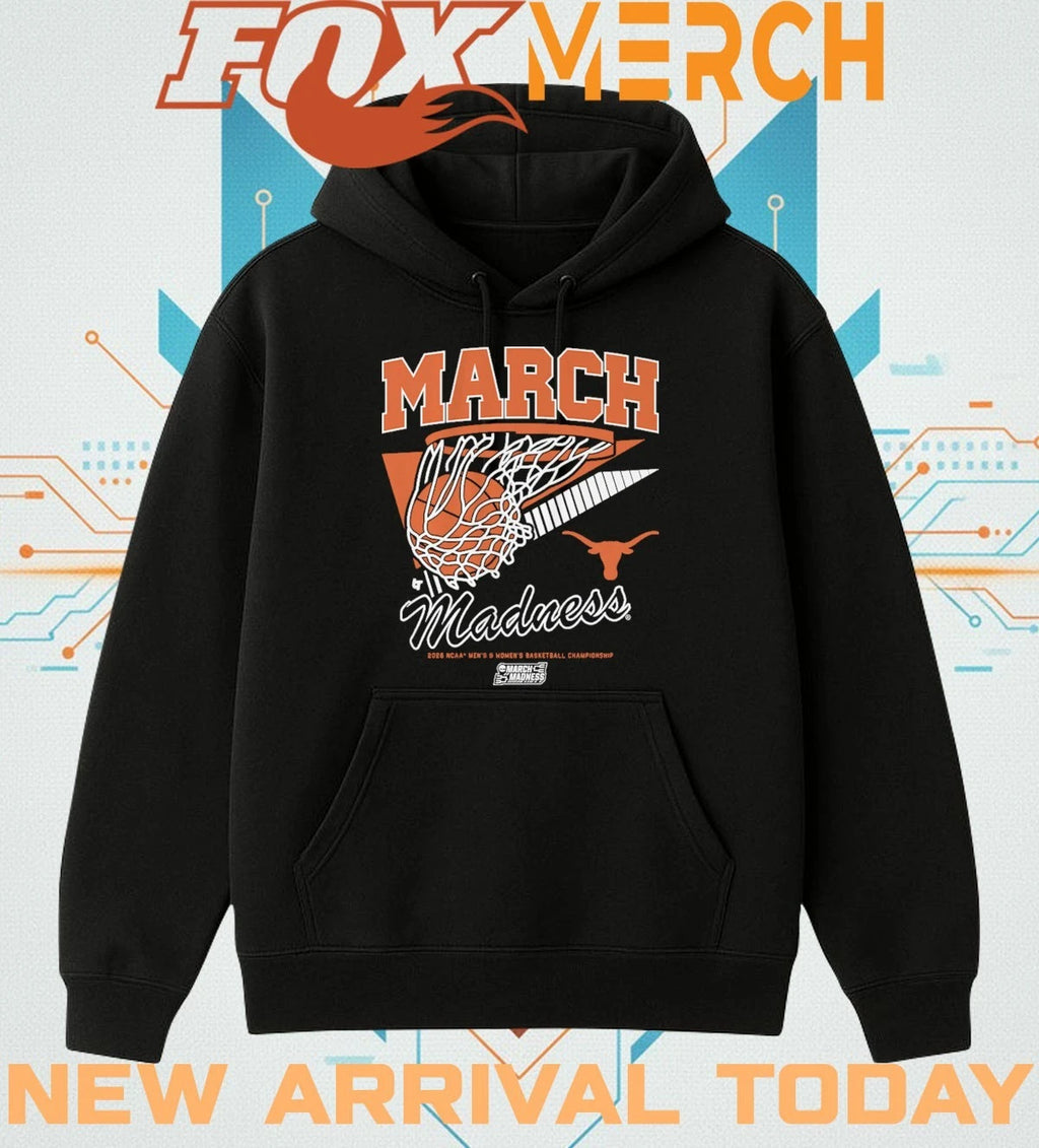 Texas Longhorns MBB &amp; WBB 2026 March Madness Retro Swish t-shirt