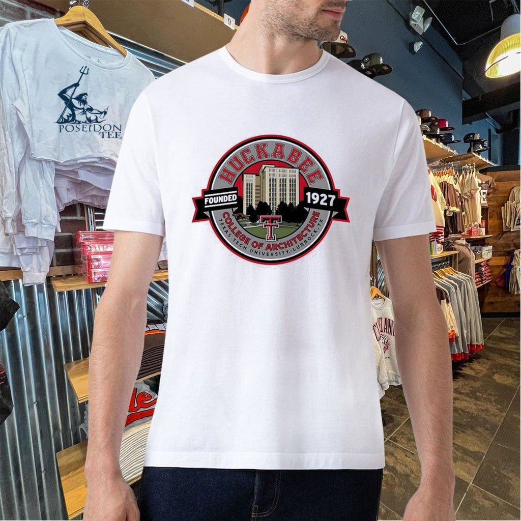 Texas Tech Red Raider Huckabee College Of Architecture Founded 1927 Retro T-shirt