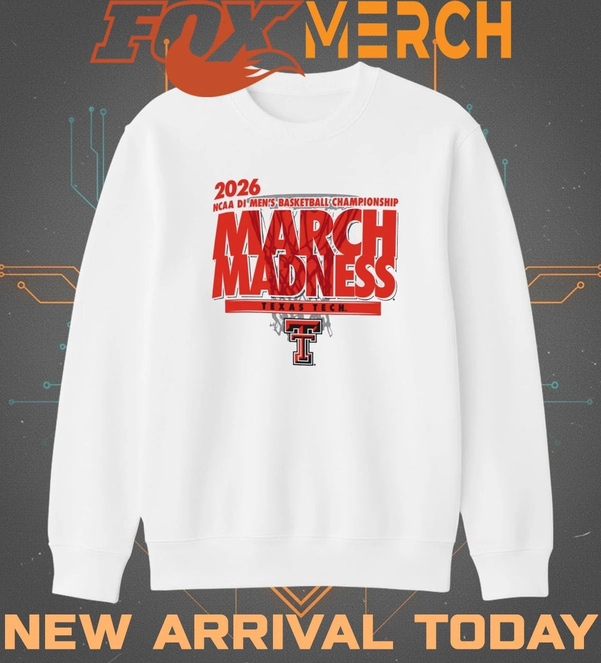 Texas Tech Red Raiders 2026 NCAA DI Men’s Basketball Championship March Madness shirt