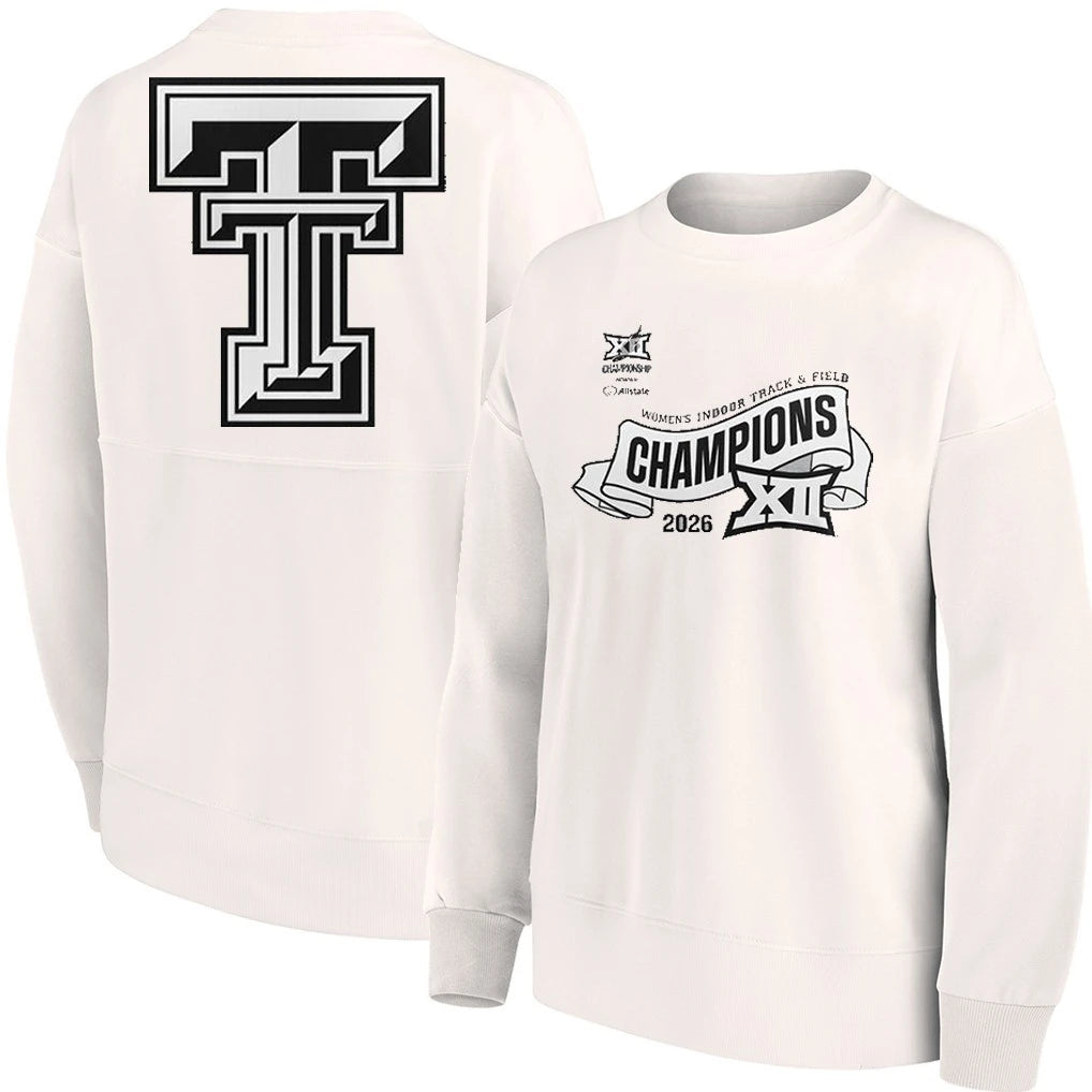 Texas Tech Red Raiders 2026 Women’s Indoor Track &amp; Field Champions T-Shirt