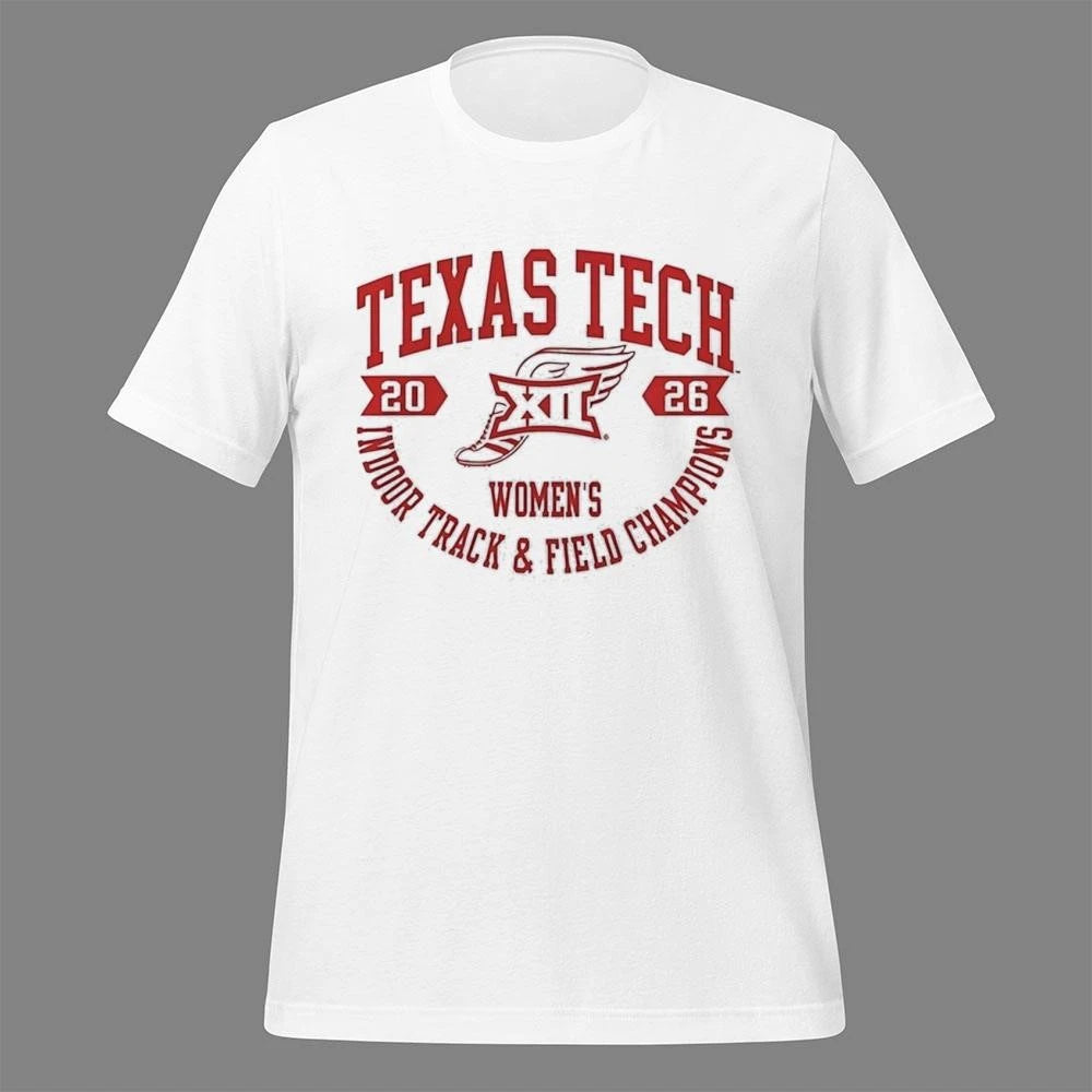 Texas Tech Red Raiders Big12 Indoor Track &amp; Field Champions Shirt