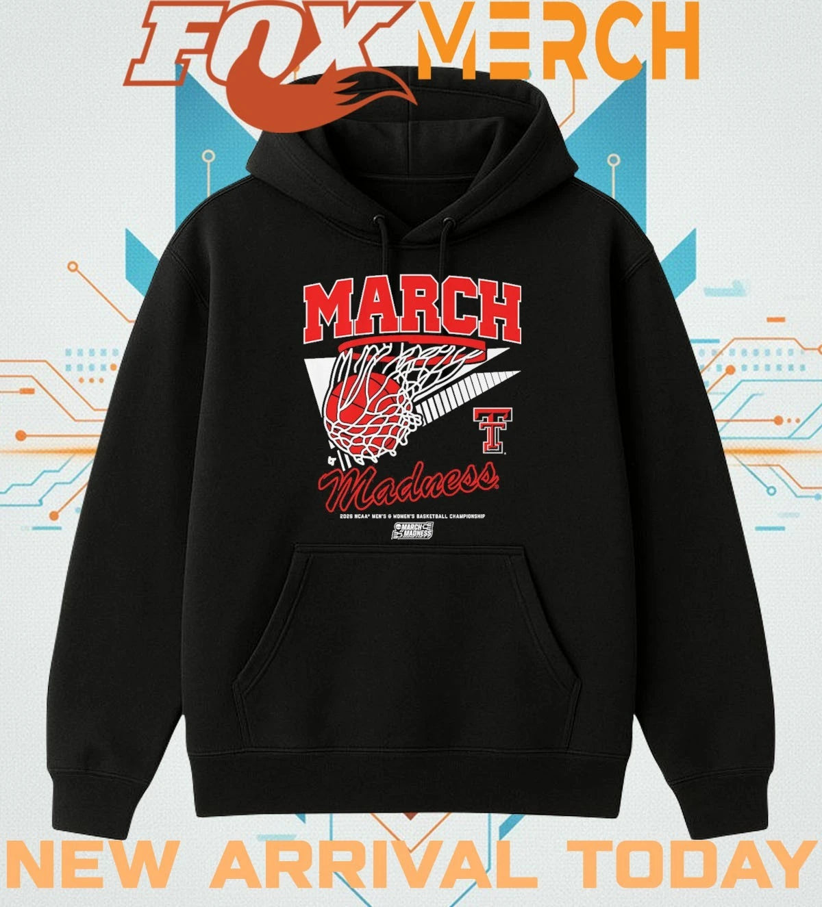 Texas Tech Red Raiders MBB &amp; WBB 2026 March Madness Retro Swish t-shirt